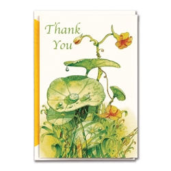 Greeting Cards - Thank You Nasturtium 